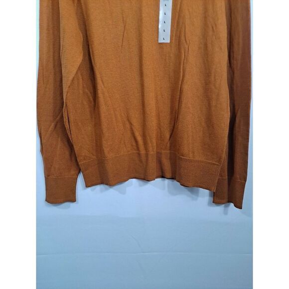 Mens V Neck Pullover Sweater NWT. Size Large, Long Sleeves. - Picture 3 of 8